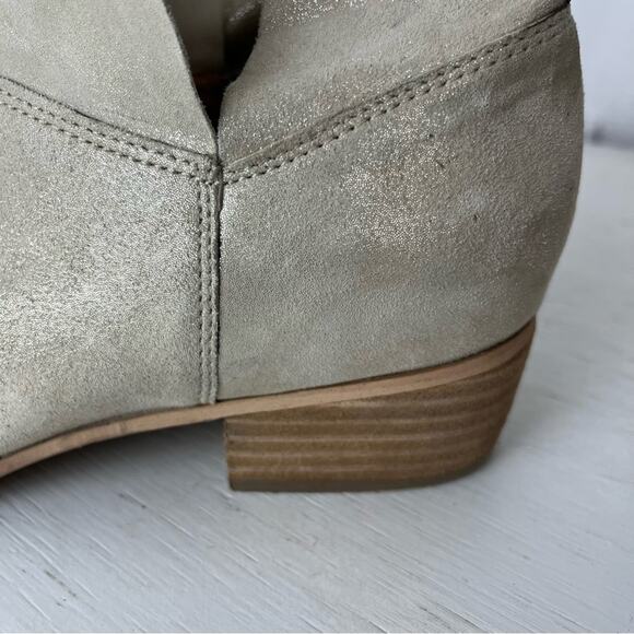 Seychelles metallic sheen Snare suede ankle bootie size 8.5 - Picture 5 of 10